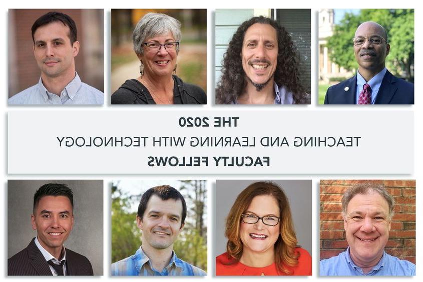 head shots of the 2020 T L T faculty fellows cohort