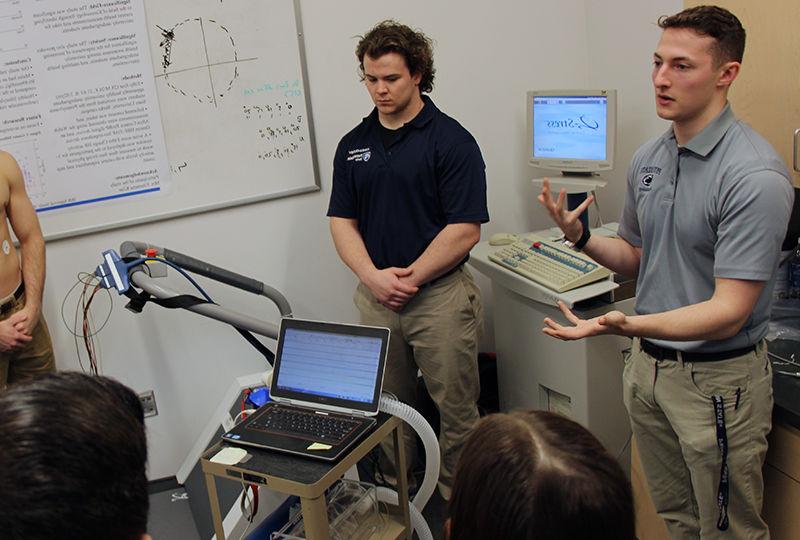 Students attend workshops at Berks Biomechanics Day