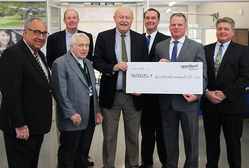 FirstEnergy Foundation presented a check to Penn State Berks.